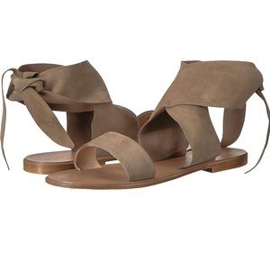 Seychelles Cruisin Taupe Suede Sandals